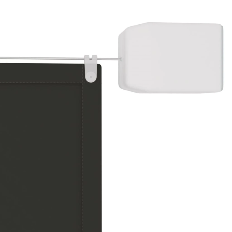 vidaXL vertikāla markīze, antracītpelēka, 140x270 cm, Oksfordas audums