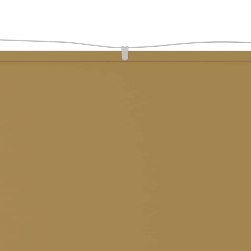 vidaXL vertikāla markīze, bēša, 140x420 cm, Oksfordas audums