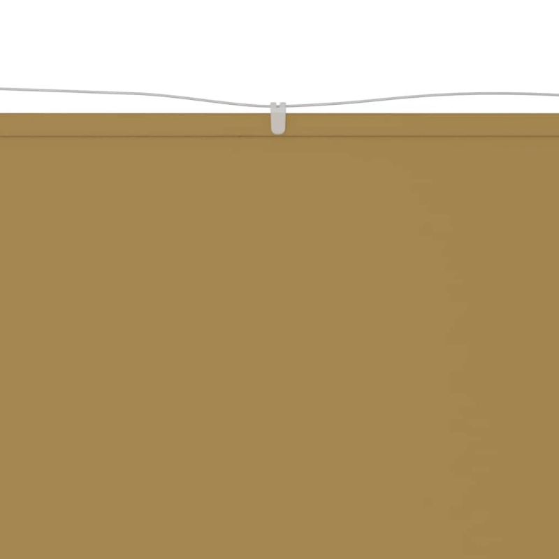 vidaXL vertikāla markīze, bēša, 140x800 cm, Oksfordas audums