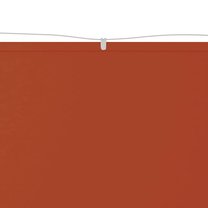 vidaXL vertikāla markīze, sarkanbrūna, 60x1200 cm, Oksfordas audums