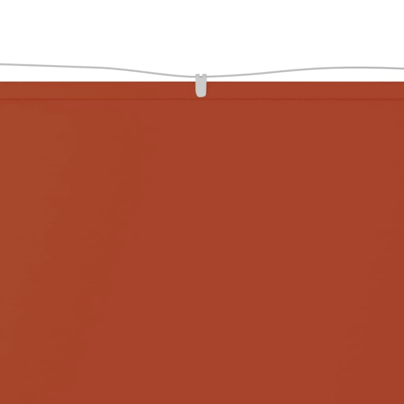 vidaXL vertikāla markīze, sarkanbrūna, 140x360 cm, Oksfordas audums