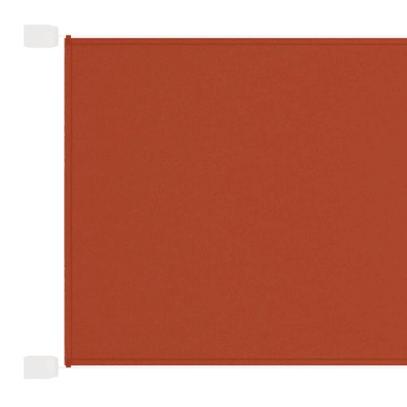 vidaXL vertikāla markīze, sarkanbrūna, 140x360 cm, Oksfordas audums