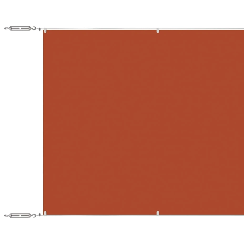 vidaXL vertikāla markīze, sarkanbrūna, 180x600 cm, Oksfordas audums