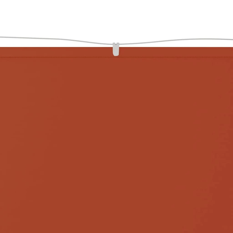 vidaXL vertikāla markīze, sarkanbrūna, 180x800 cm, Oksfordas audums