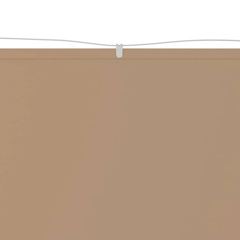 vidaXL vertikāla markīze, pelēkbrūna, 100x1000 cm, Oksfordas audums
