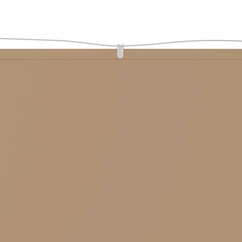 vidaXL vertikāla markīze, pelēkbrūna, 140x800 cm, Oksfordas audums