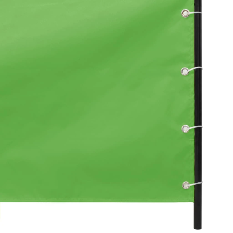 vidaXL balkona aizslietnis, 100x240 cm, gaiši zaļš oksforda audums