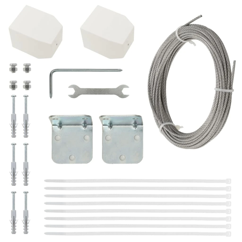 vidaXL balkona aizslietnis, 120x240 cm, gaiši zaļš oksforda audums