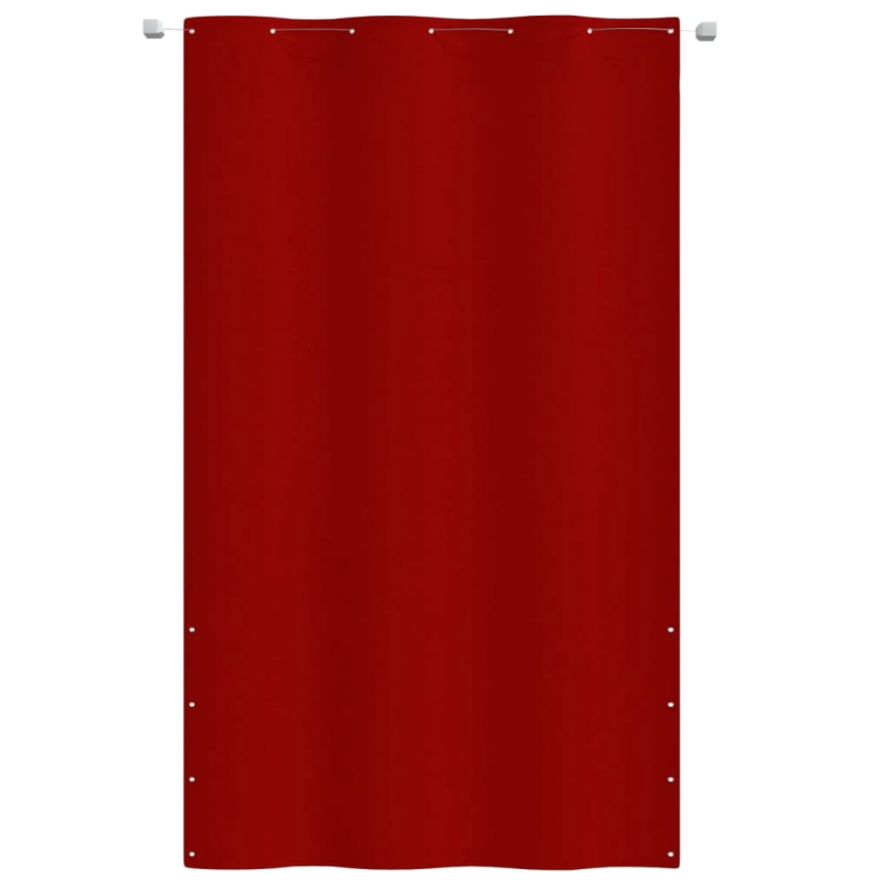 vidaXL balkona aizslietnis, 140x240 cm, sarkans oksforda audums