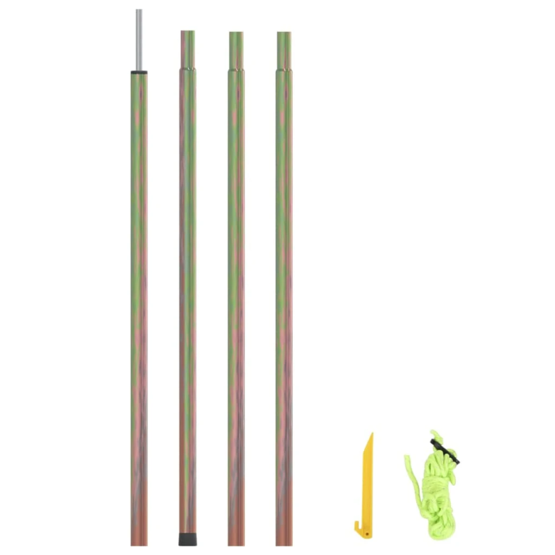 vidaXL saulessarga kāts, 250 cm, cinkots tērauds