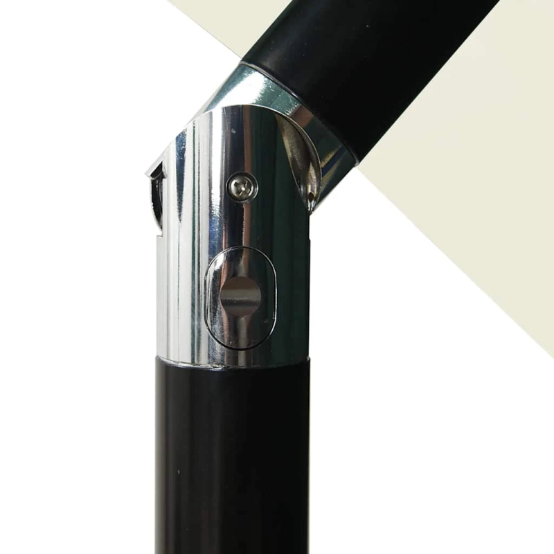 vidaXL 3-līmeņu saulessargs ar alumīnija kātu, 2,5x2,5 m, smilšu krāsā