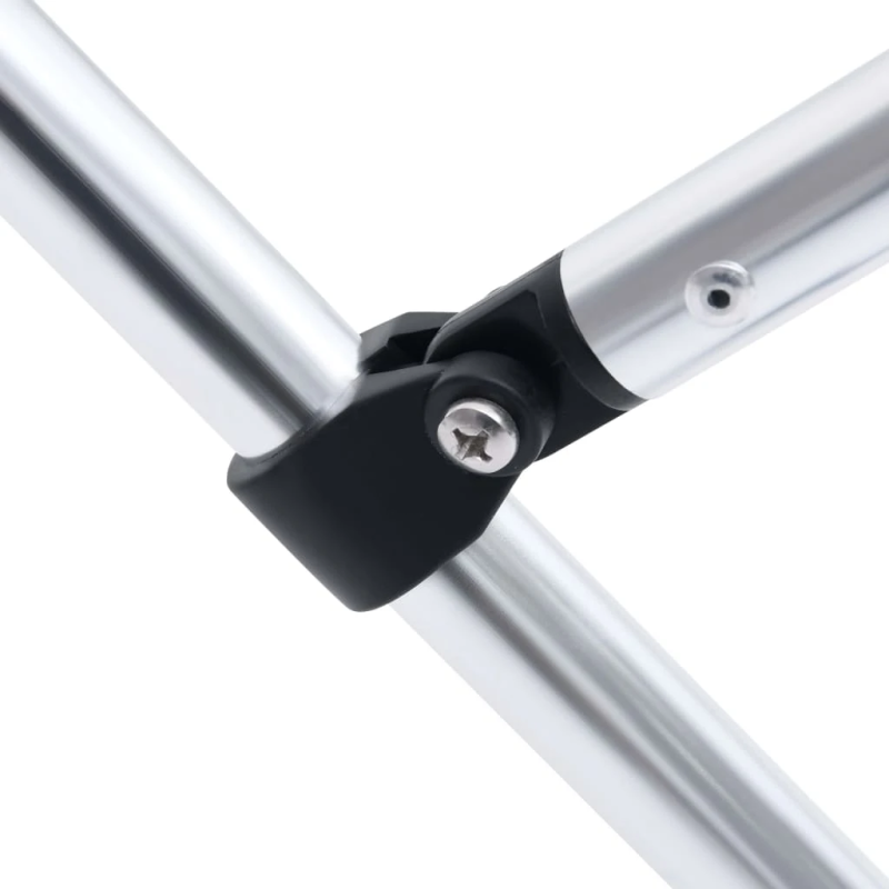 vidaXL divloku motorlaivas jumts, balts, 150x120x110 cm