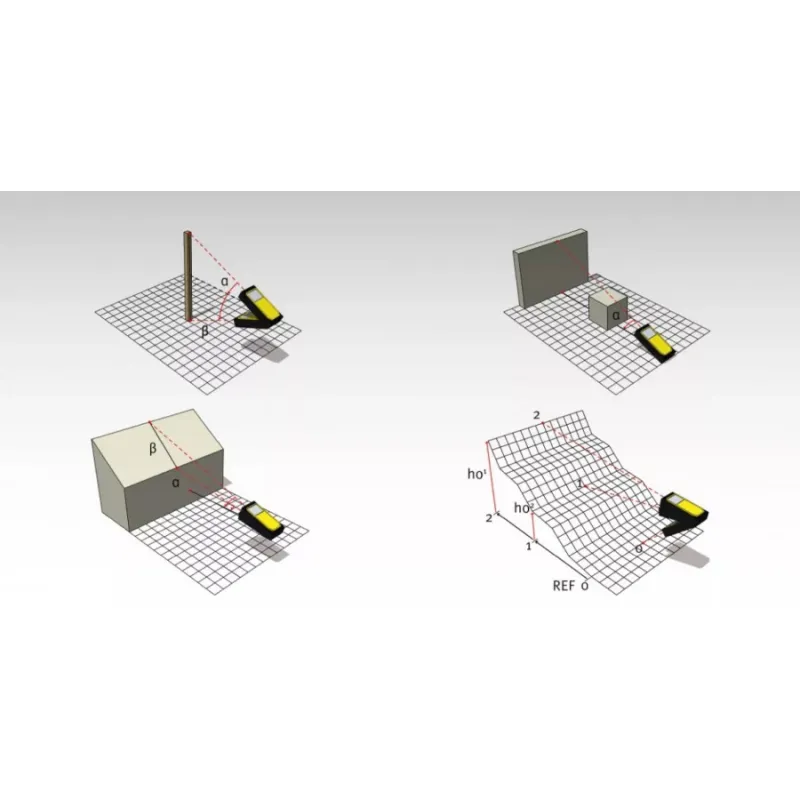 LD 530 BT lāzertālmērs, 0.05 m-200 m, Stabila