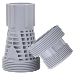 vidaXL 2-daļīgi baseina šļūtenes savienotāji, plastmasa