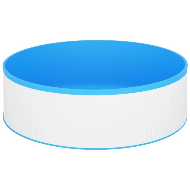 vidaXL baseins, 350x90 cm, balts