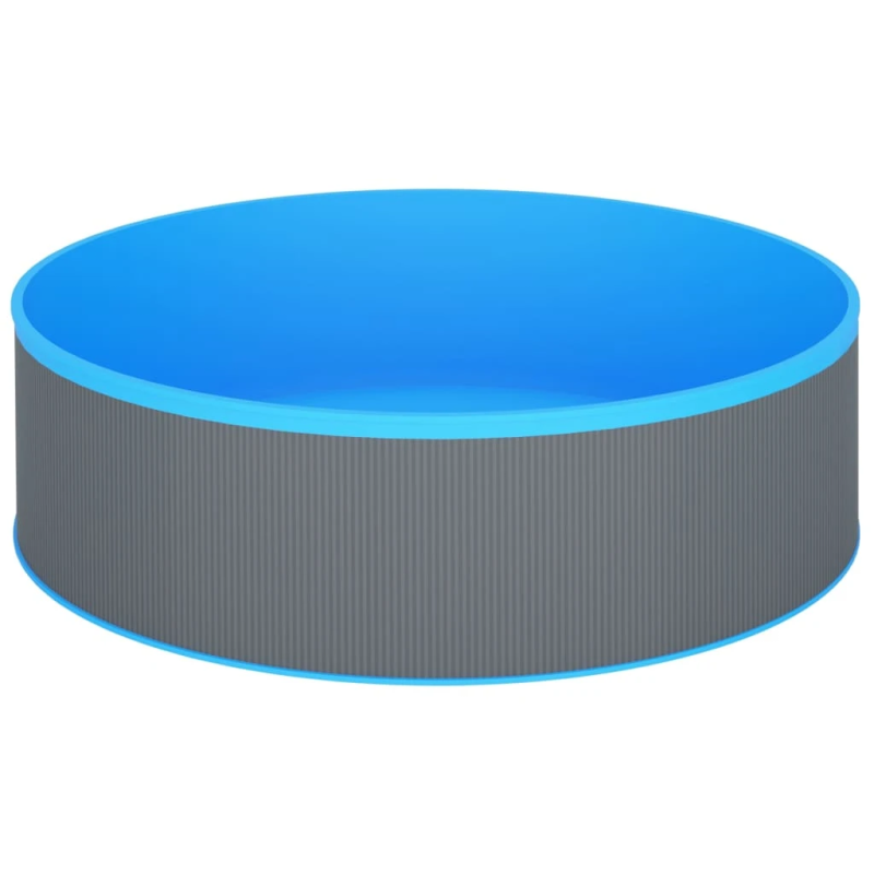 vidaXL baseins, 350x90 cm, pelēks