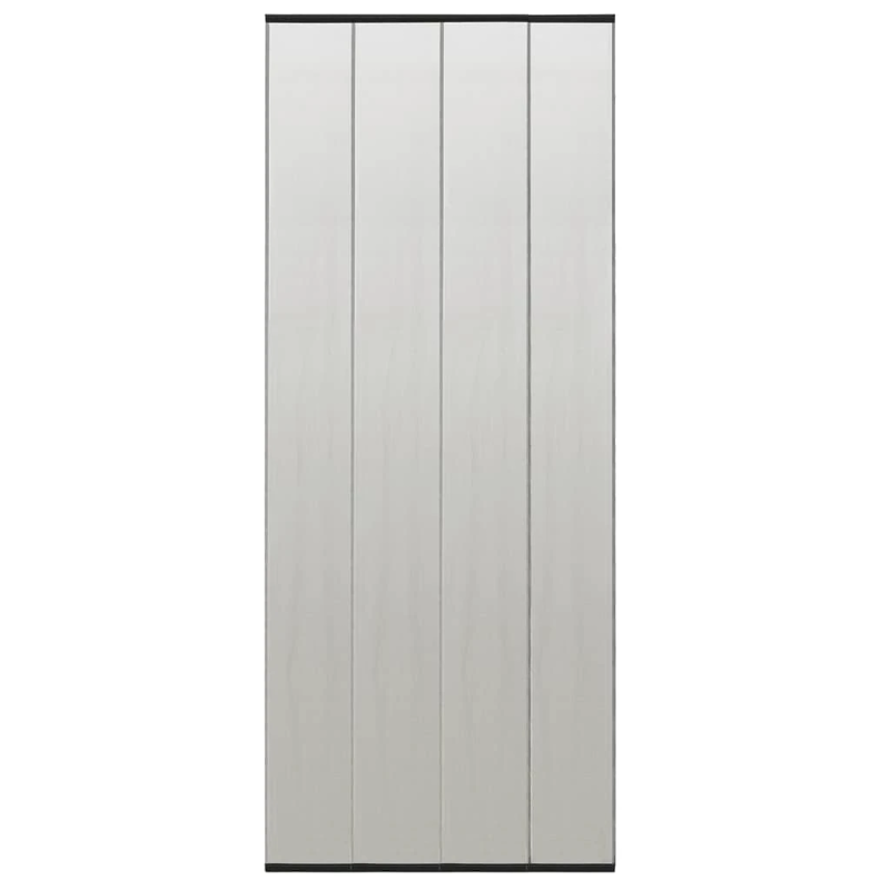 vidaXL kukaiņu siets durvīm, melns, 100x220 cm, poliesters