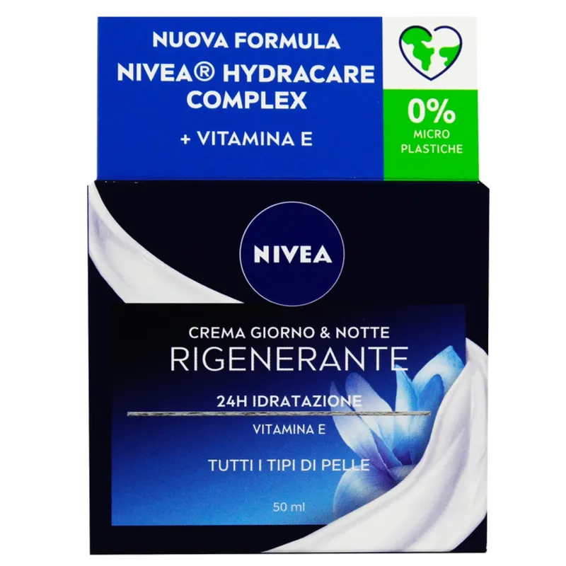 Nivea Moisturizing 24H nakts krēms sejas ādai 50ml
