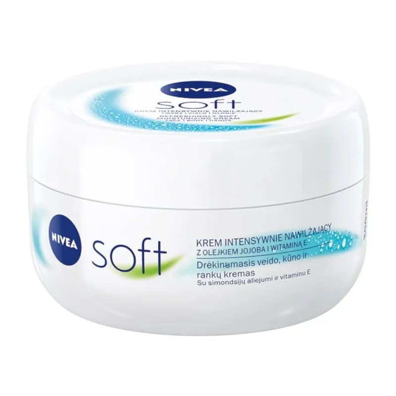Krēms Nivea Soft mitrinošs bundžā 200ml