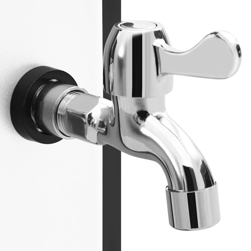 vidaXL āra solārā duša ar dušas galvu un krānu, 35 L