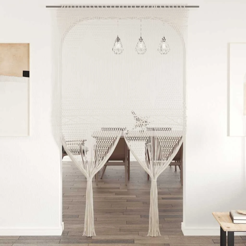 vidaXL aizkars mezglošanas tehnikā, 140x240 cm, kokvilna