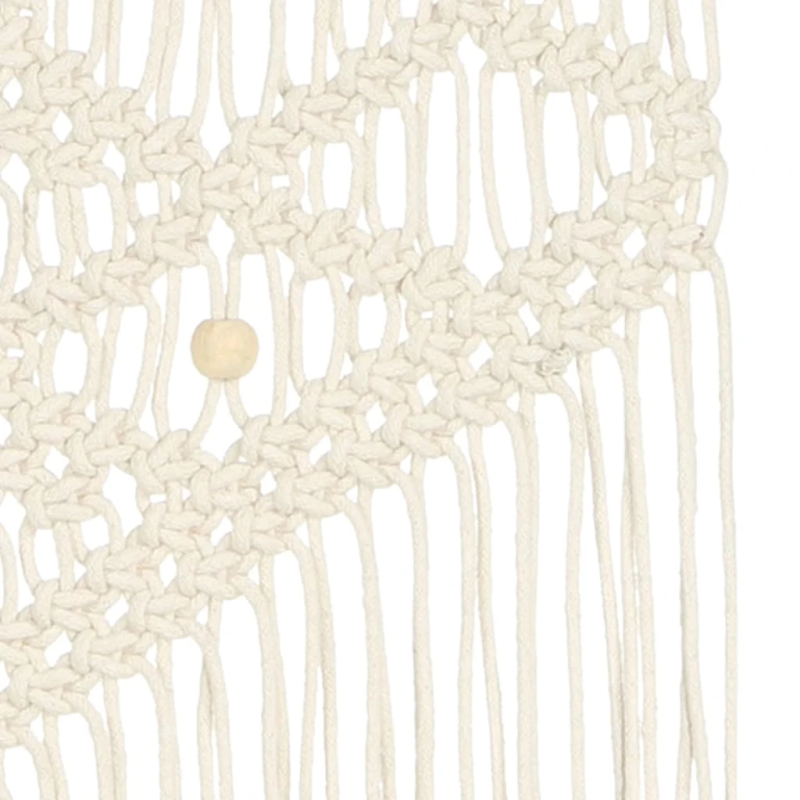 vidaXL mezglots sienas dekors, 40x80 cm, kokvilna