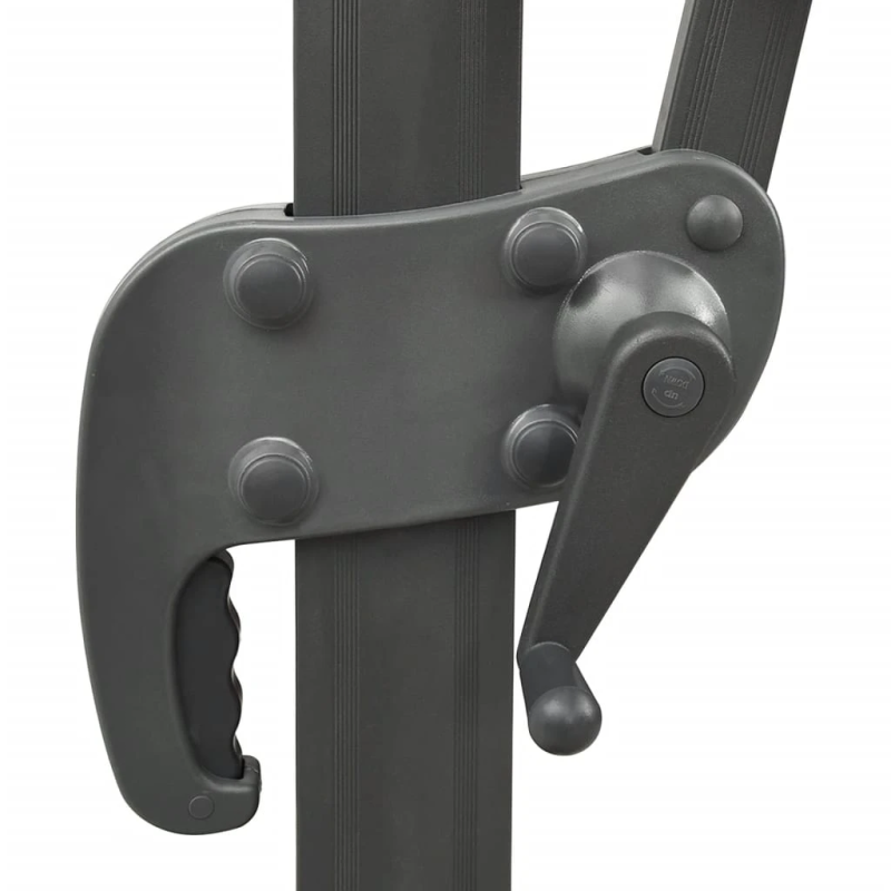 vidaXL konsoles dārza saulessargs ar dubultu augšdaļu, antracīta krāsā, 400x300 cm