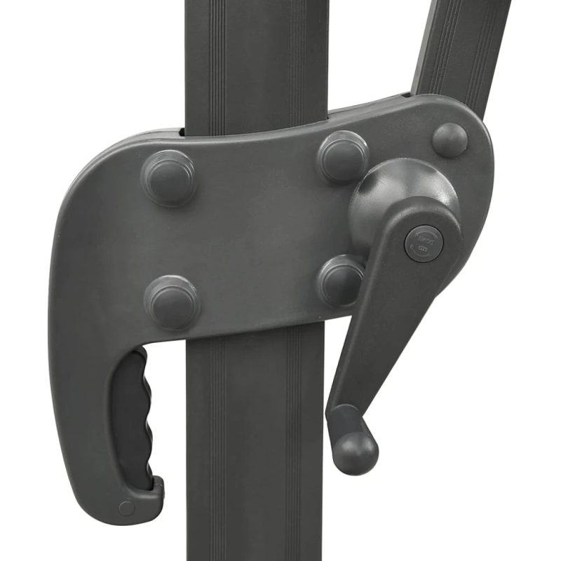 vidaXL dārza saulessargs ar divkāršu jumtu, 300x300 cm, debeszils