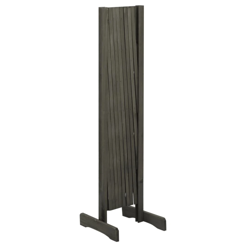 vidaXL špaleru žogs, pelēks, 180x100 cm, egles masīvkoks