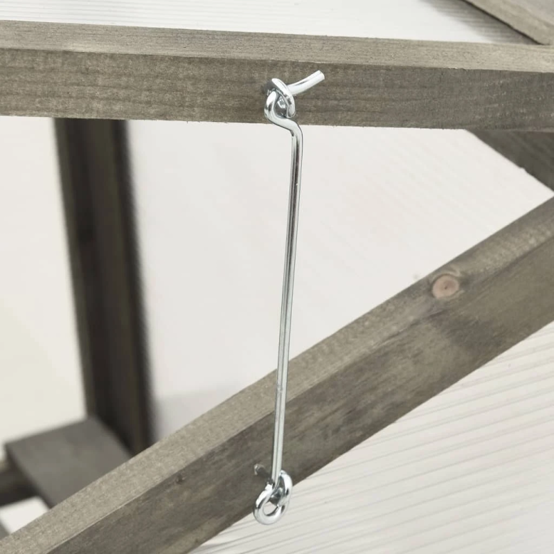 vidaXL siltumnīca, 60x45x100 cm, egles koks