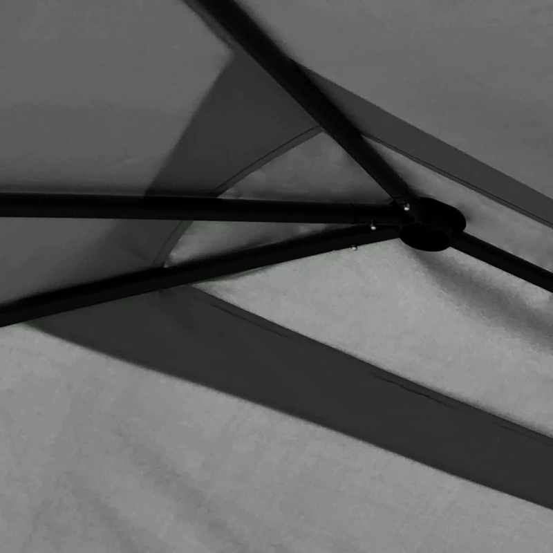 vidaXL dārza nojume, 2,98x5,3x2,59 m, antracītpelēka, 160 g-m²