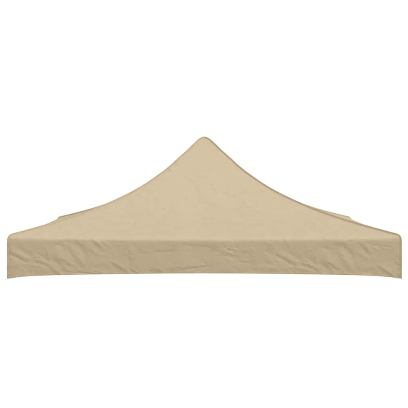 vidaXL dārza nojumes jumts, 3x3 m, bēšs, 270 g-m²