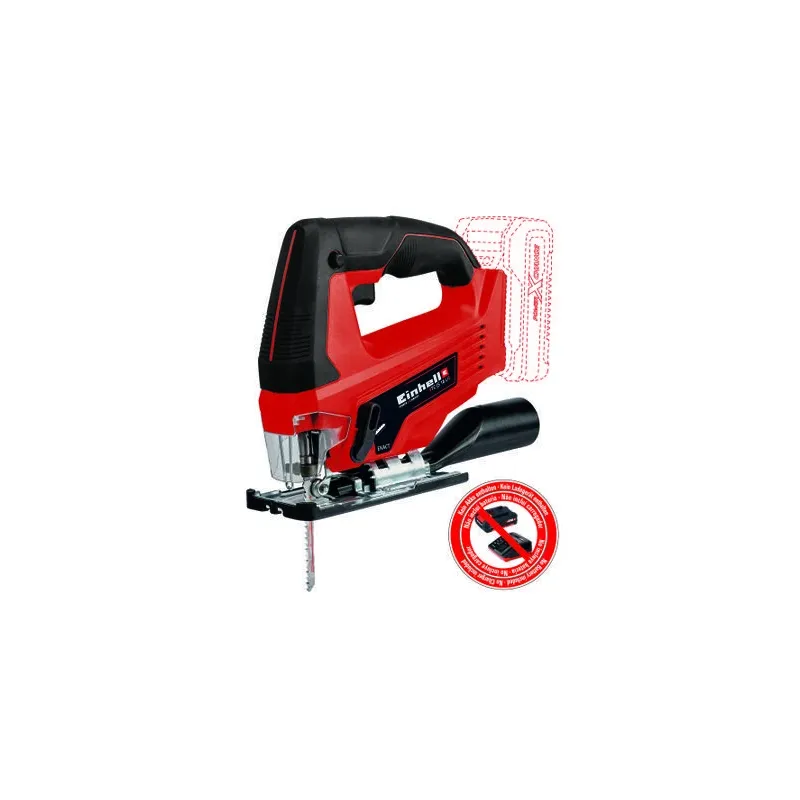 Einhell TC-JS 18 Li - Solo Power X-Change Bezvadu zāģis 4321209 ar piederumiem, bez akumulatora, bez lādētāja 18 V Nr. o