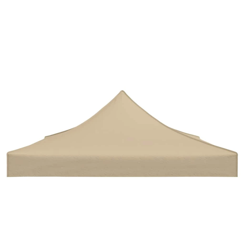 vidaXL dārza nojumes jumts, 4x3 m, bēšs, 270 g-m²