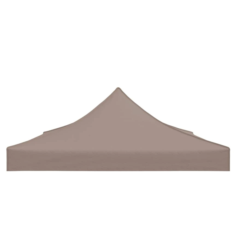 vidaXL dārza nojumes jumts, 4,5x3 m, pelēkbrūns, 270 g-m²