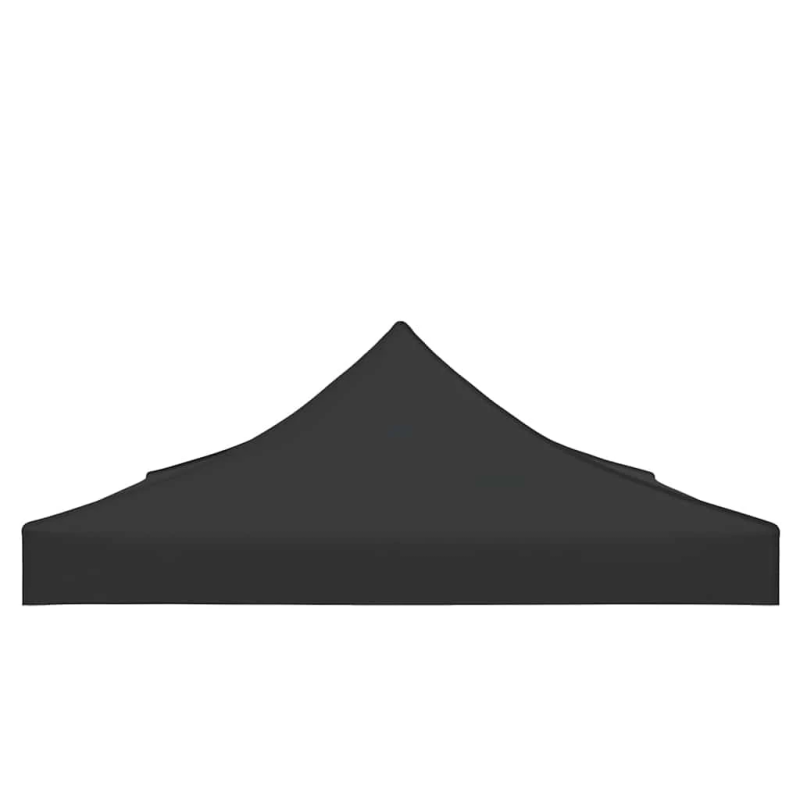 vidaXL dārza nojumes jumts, 4,5x3 m, melns, 270 g-m²