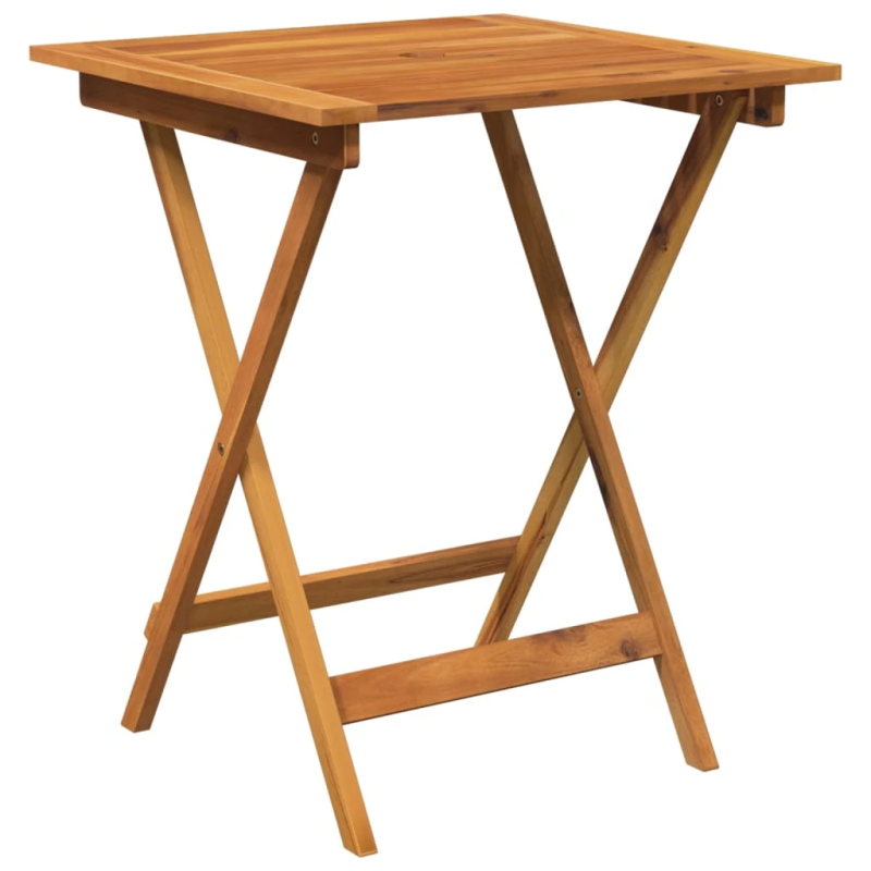 vidaXL 3-daļīgs dārza mēbeļu komplekts, saliekams, akācijas masīvkoks