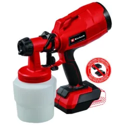 Akumuliatorinis dažų purkštuvas EINHELL TC-SY 18-60 Li Sol, 18 V, Li-ion, svoris 1,2 kg, dažų talpos - Einhell