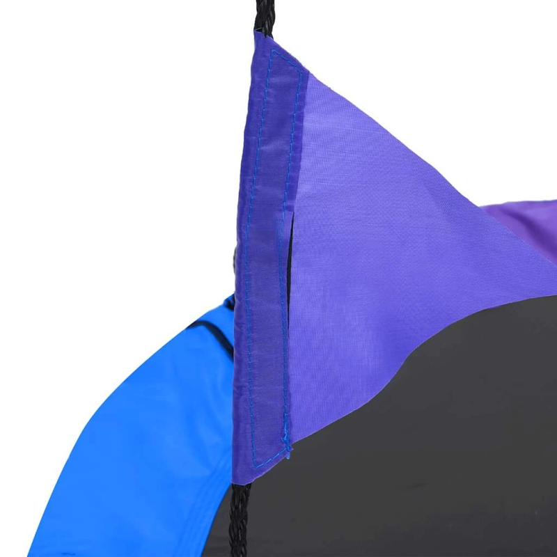 vidaXL šūpoles ar karogiem, krāsainas, 100 cm