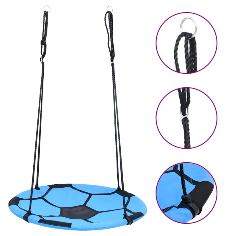 vidaXL šūpoles, futbola bumbas stils, 100 cm