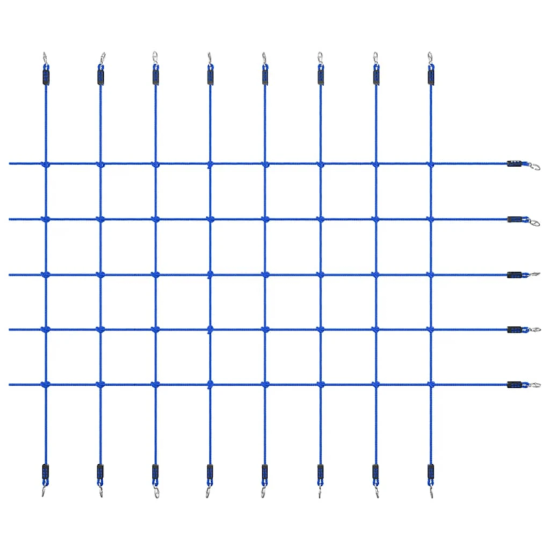 vidaXL rāpšanās tīkls, 200x150 cm, zils