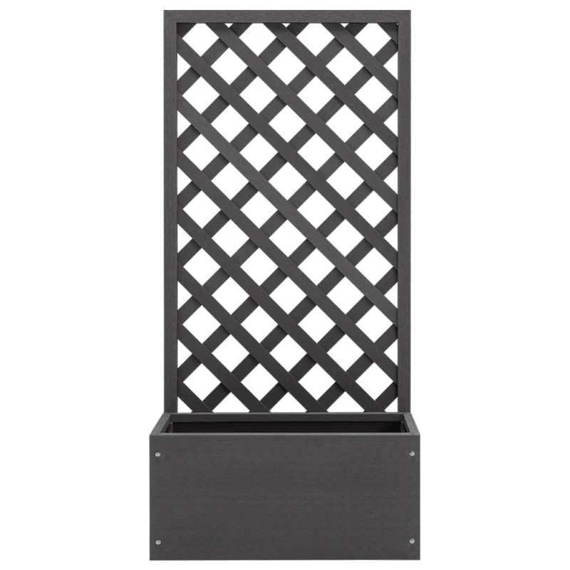 vidaXL vīteņaugu režģis ar puķu kasti, 65x30x135 cm, WPC