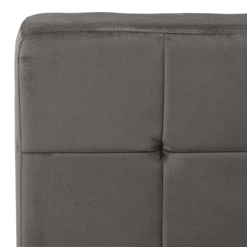 vidaXL atpūtas krēsls, 65x79x87 cm, tumši pelēks samts