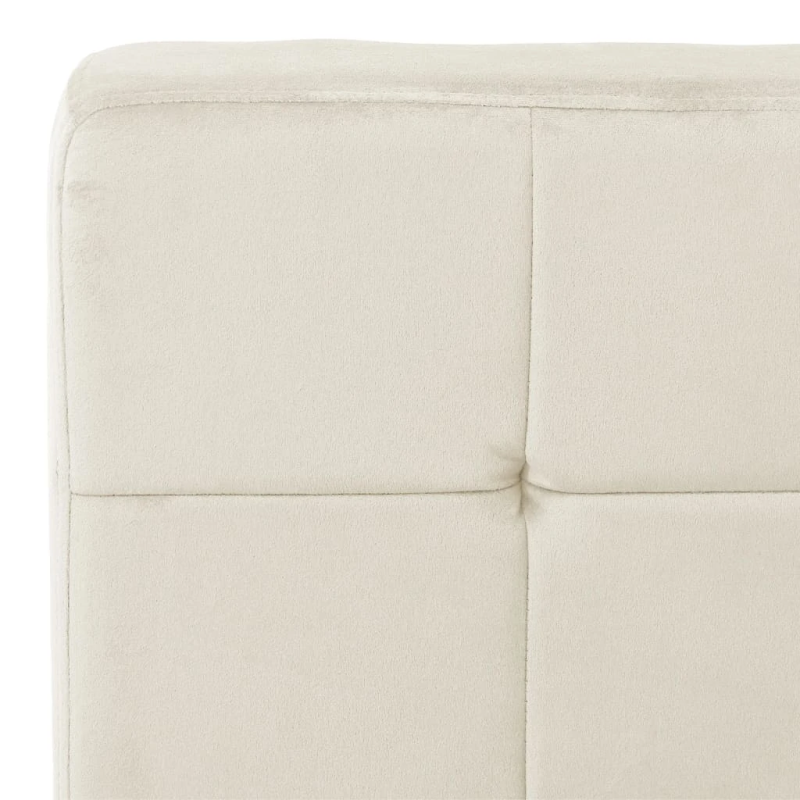 vidaXL atpūtas krēsls, 65x79x87 cm, krēmbalts samts