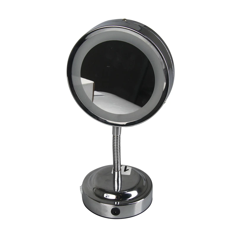 Spogulis galda Anastasia ar LED, hromēts