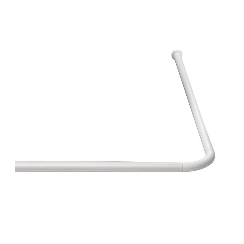 Dušas aizkaru stanga universāla 90x90x90cm, balta