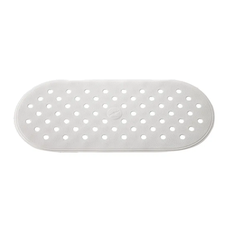 Vannas paklājs Action 36x80cm 100% TPE, balts