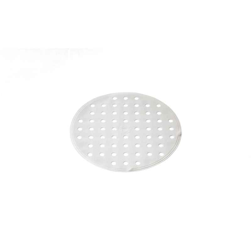 Dušas paklājs Action D53cm, 100% TPE, balts