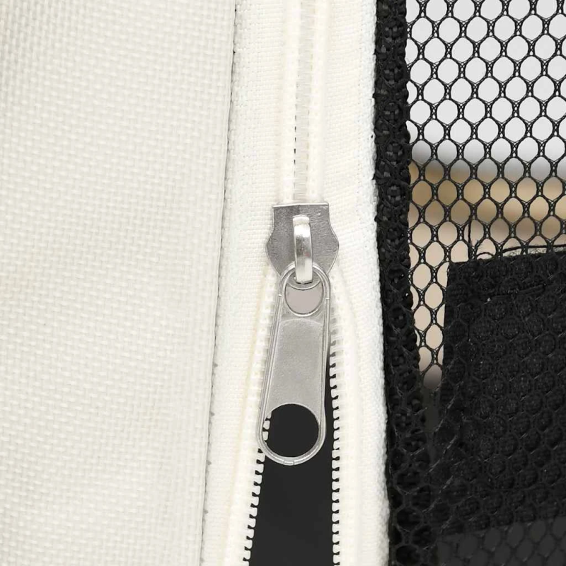 vidaXL saliekama suņu sētiņa, ar somu, zila, 110x110x58 cm