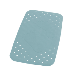 Vannas paklājs Pēdas 38x72cm 100% TPE, zils